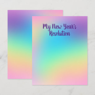 Documento de resolução de Ano Novo do Pastel Rai