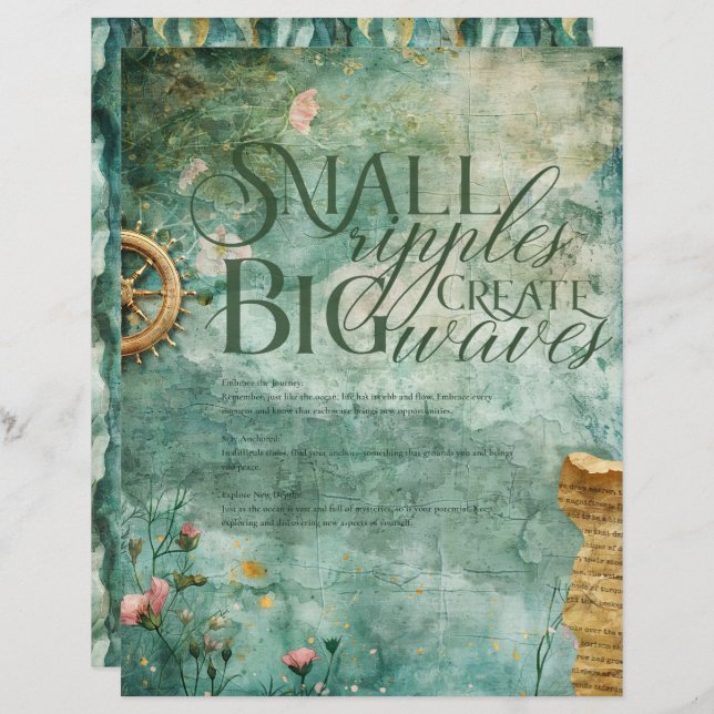 Documento de segurança do Teto Submarino do Oceano (Frente/Verso)