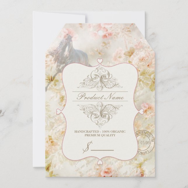 Documentos bonito n.o 1 - Etiqueta de preço (Frente)