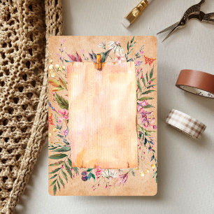 documentos florais vintage