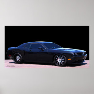 DODGE CHALLENGER HEMI POSTER