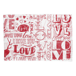 Dodles de amor feitos à mão, um padrão encantador.