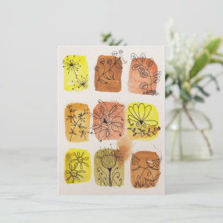 Dodó de aquarela botânica, todas as ocasiões