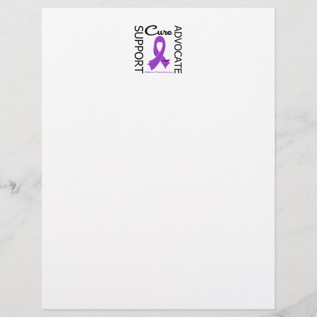 doença de Alzheimer apoia Advocate Cure (Frente)
