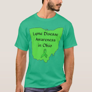 Doença de Lyme na Camisa de Fita de Consciência de