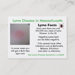 Doença de Lyme nos cartões de informação de Massac
