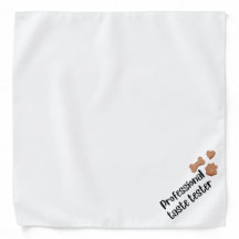 Dog Bandana "Professional Taste"