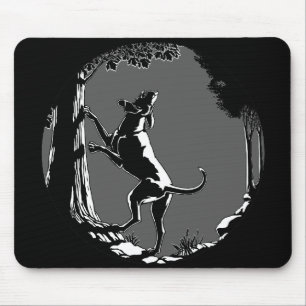 Dog Mousepad Caçando Presentes e Decor