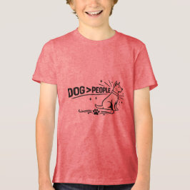 DOG > PEOPLE – Funny Dog Lover Minimalist Design