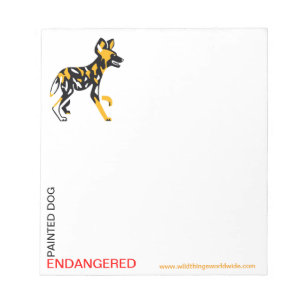 DOG pintado - Bloco de notas