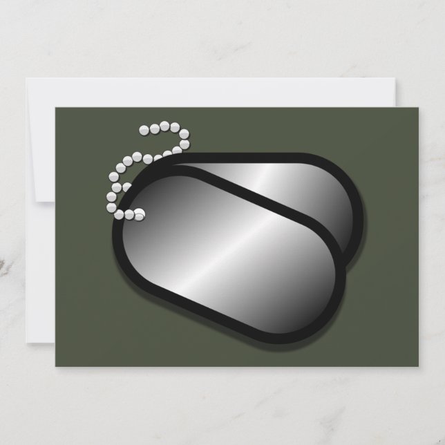 dog tags militares (Frente)