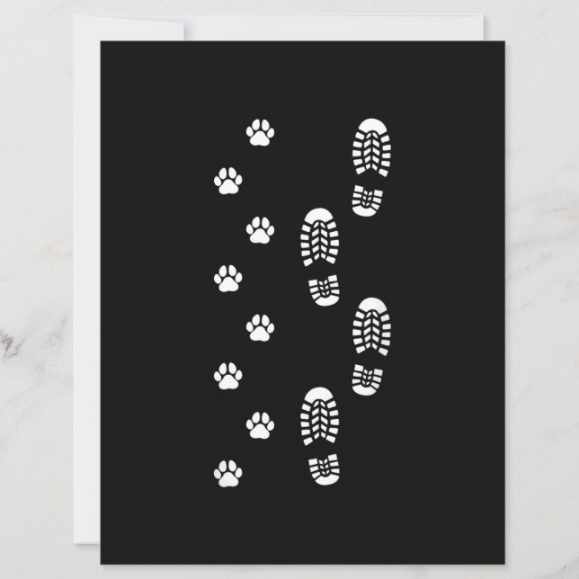 Dog Walk Foot Print Dog Walker Dog Walking (Frente)