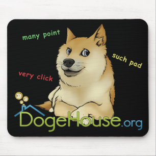 Doge Meme Mousepad de Dogehouse