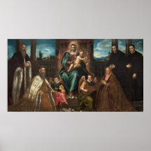 Doge Mocenigo - Jacopo Tintoretto Fine Art Poster