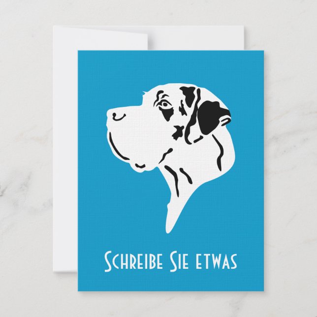 Doggenkarte zum beschriften (Frente)