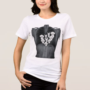Doggie Heart X-Ray - Design do Cachorro Engraçado
