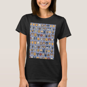 Doggos Blue Sleevless Top