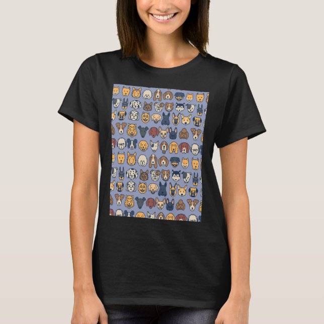 Doggos Blue Sleevless Top (Frente)