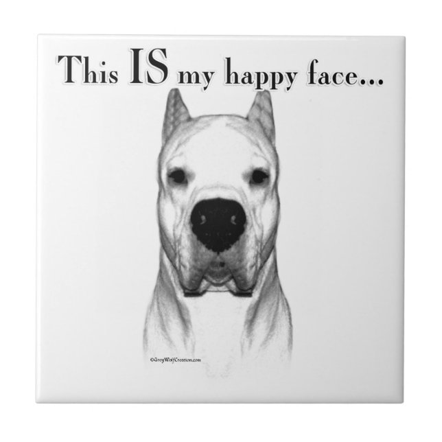 Dogo Argentino Happy Face (Frente)