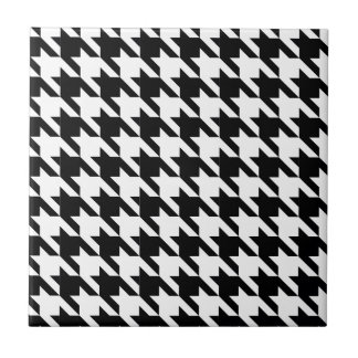 Dogtooth, padrão Houndstooth em Preto e Branco