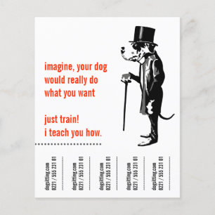 Dogue alemão panfleto