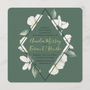 Dogwood Blooms, Convite Para Casamento