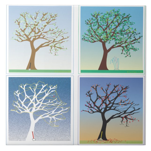 Dogwood em quatro estações (Frente)