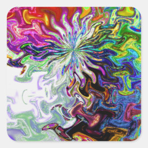 Dois adesivos com ventilador de Abstrato frontal