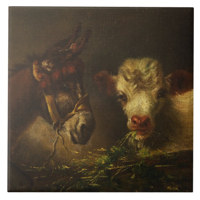 Dois Amigos (Donkey e Lamb) (Animais de Criação) (Frente)