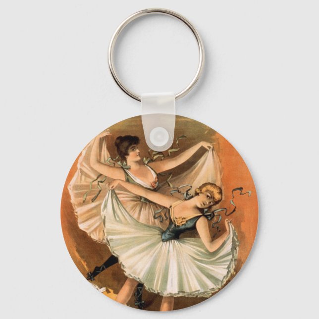 Dois Ballerinas chaveiro (Frente)