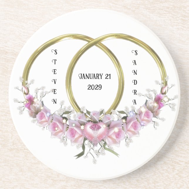 Dois como uma Porta copos de Casamento (Frente)