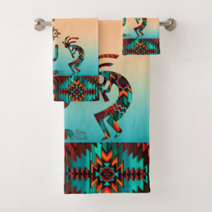 Dois Conjunto de Toalhas de Kokopelli Bath no Sudo