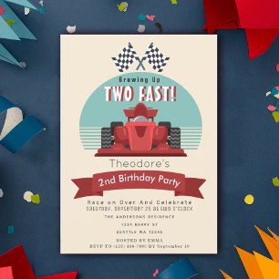 Dois Convite Rápido Para segundos aniversários D