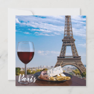 Dois copos de vinho no café em Paris