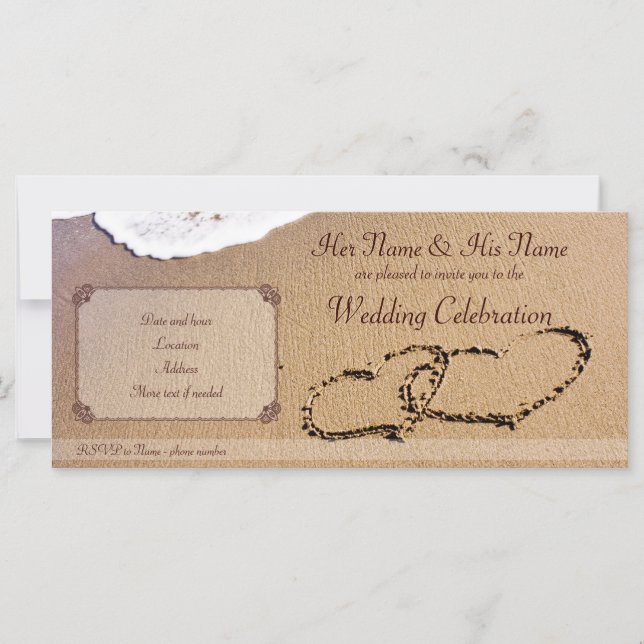 Dois Corações Na Areia (Frente)