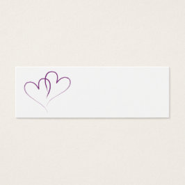 dois corações roxos interligados