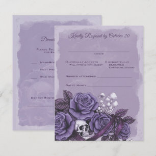 Dois Corações Um Amor, Casamento Roxo Gótico
