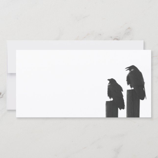 Dois corvos em posto (Frente)