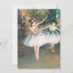 Dois Dançarinos num Palco de Edgar Degas, Arte Ant