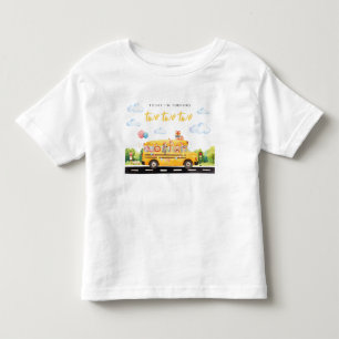 Dois Dois Dois Camisas de Nascimento de Ônibus Esc