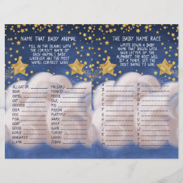 Dois Em Um Jogo De Raça De Bebês E Nome De Bebê