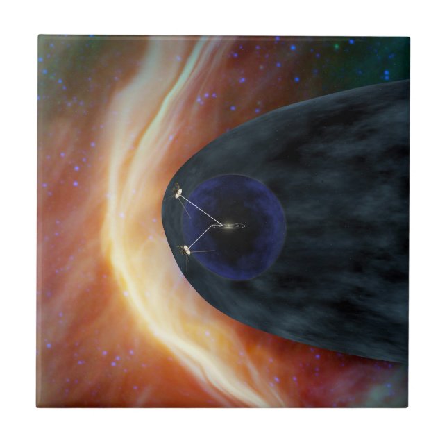 Dois Espaçadores Voyager Explorando Espaço Turbule (Frente)