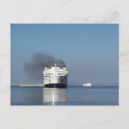 Dois Ferries Na Grécia Cartão Postal