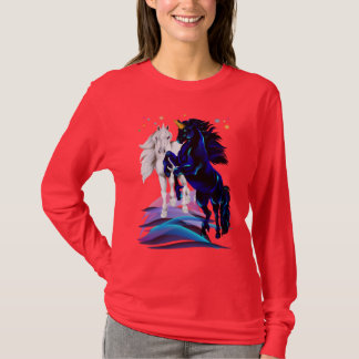 Dois garanhões do unicórnio e camisas da BG