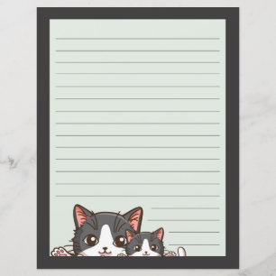 Dois gatinhos de cinza revestidos com papel de cin