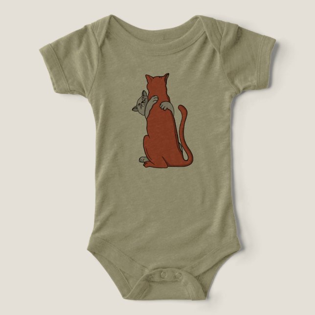 Dois Gatos Embrçam a Amizade (Design frontal)