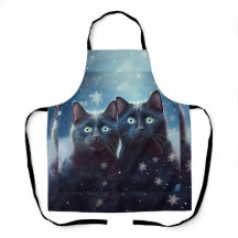 Dois Gatos Pretos A Serem Neves