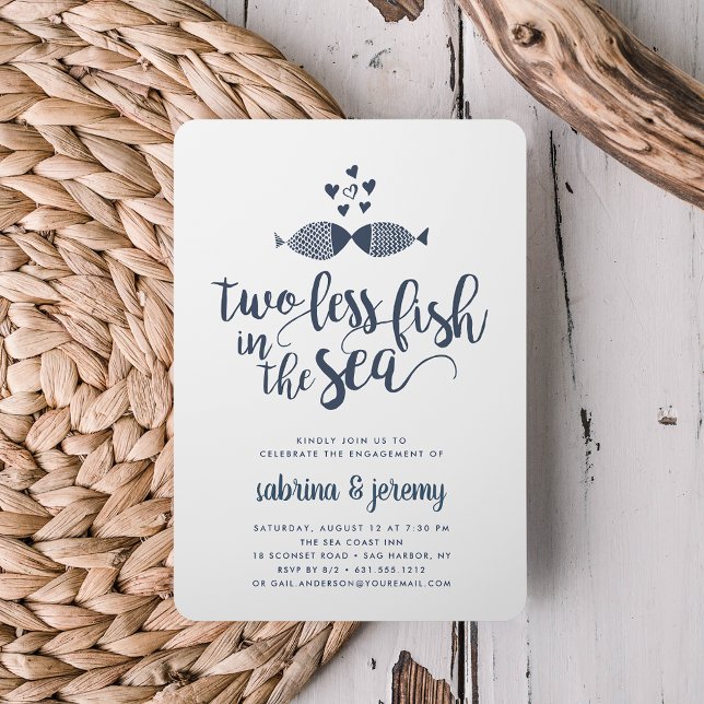 Dois if por Mar | Convite à Festa de noivado (Criador carregado)