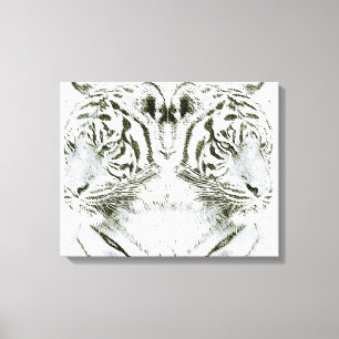 Dois Lados,Duas Views_Stretch Canvas Print