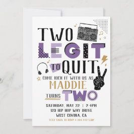 Dois Legit para Sair do Segundo Convite de Anivers